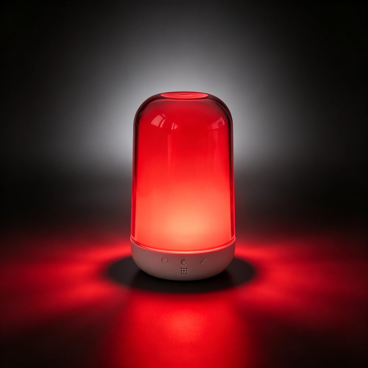 RGBW Music Sync LED Desk Lamp, Bedroom Smart Night Light with USB Rechargeable